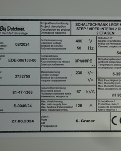 Switch cabinet layer Natura Step